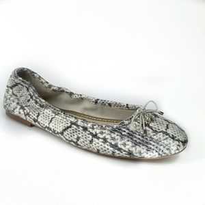 Sam Edelman Felecia Snake Embossed Ballet Flats